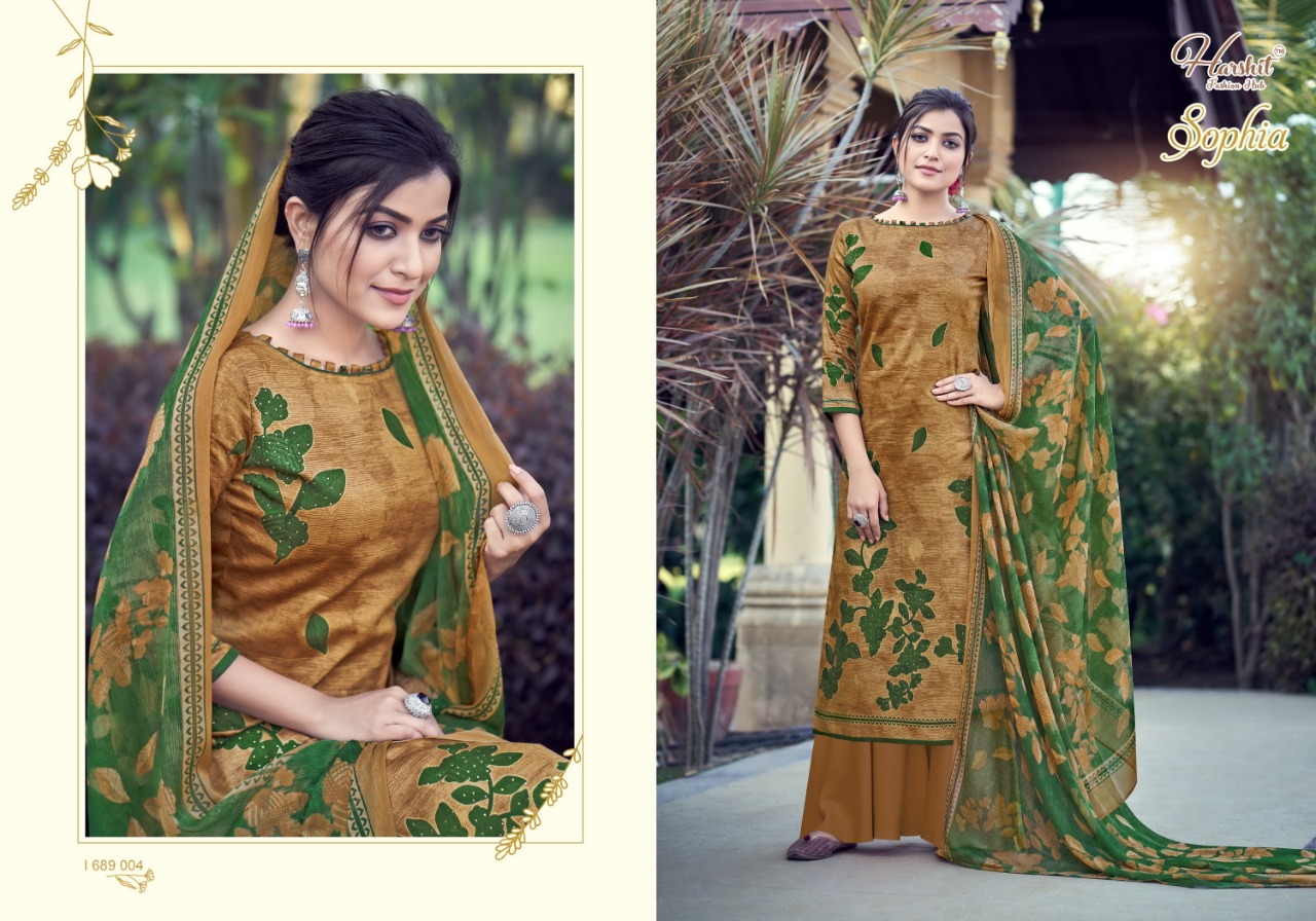 Harshit Presents Sophia Ethnic Wear Dress Material