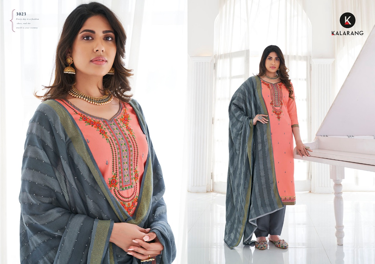 Kalarang Presents Saloni Vol 6 Designer Dress Material