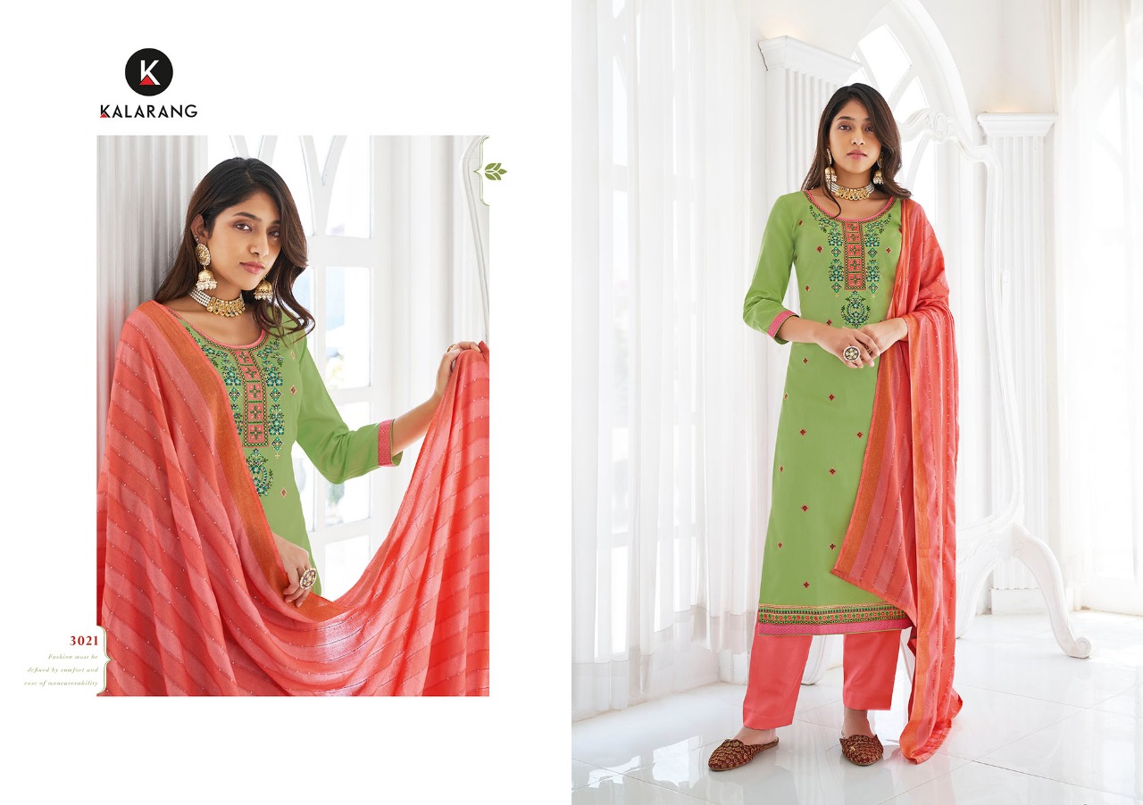 Kalarang Presents Saloni Vol 6 Designer Dress Material