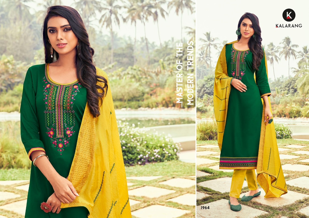 Kalarang Presents Kitkat Vol 3 Designer Dress Material