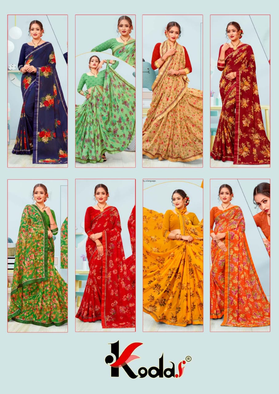 Kodas Presents Boogie Woogie Vol 21 Casual Wear Sarees Collection