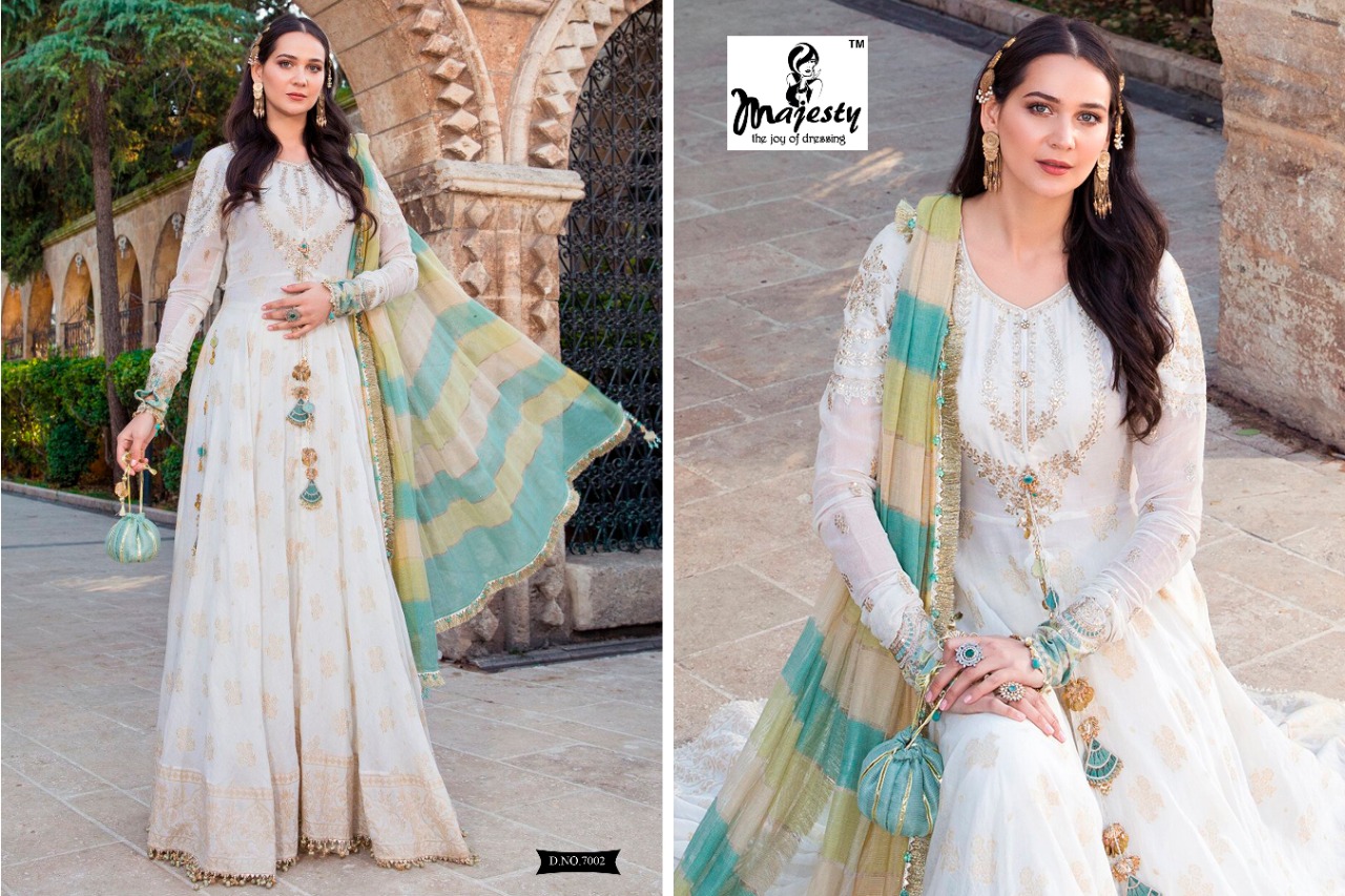 Majesty Maria B Lawn Vol7 Pakistani Salwar Suits Collection
