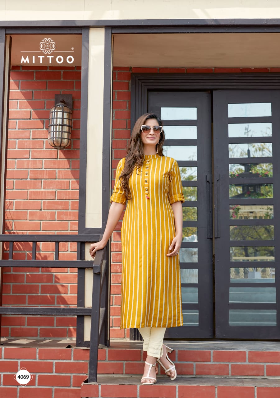 Mittoo Launching Mohini Vol 7 Stylish Wear Kurti With Bottom Catalog