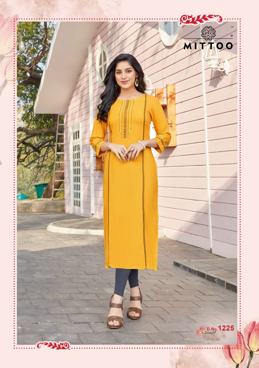 Mittoo Presents Palak Vol 25  Designer Kurti Collection