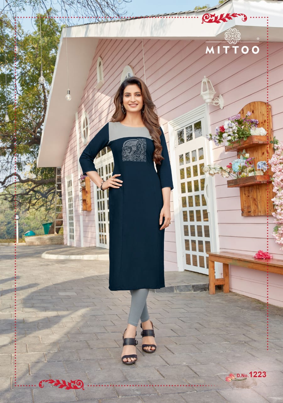 Mittoo Presents Palak Vol 25  Designer Kurti Collection