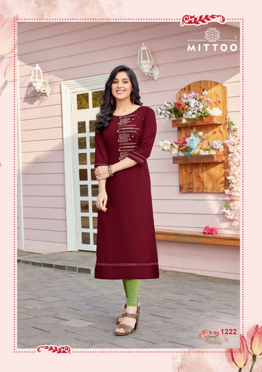 Mittoo Presents Palak Vol 25  Designer Kurti Collection