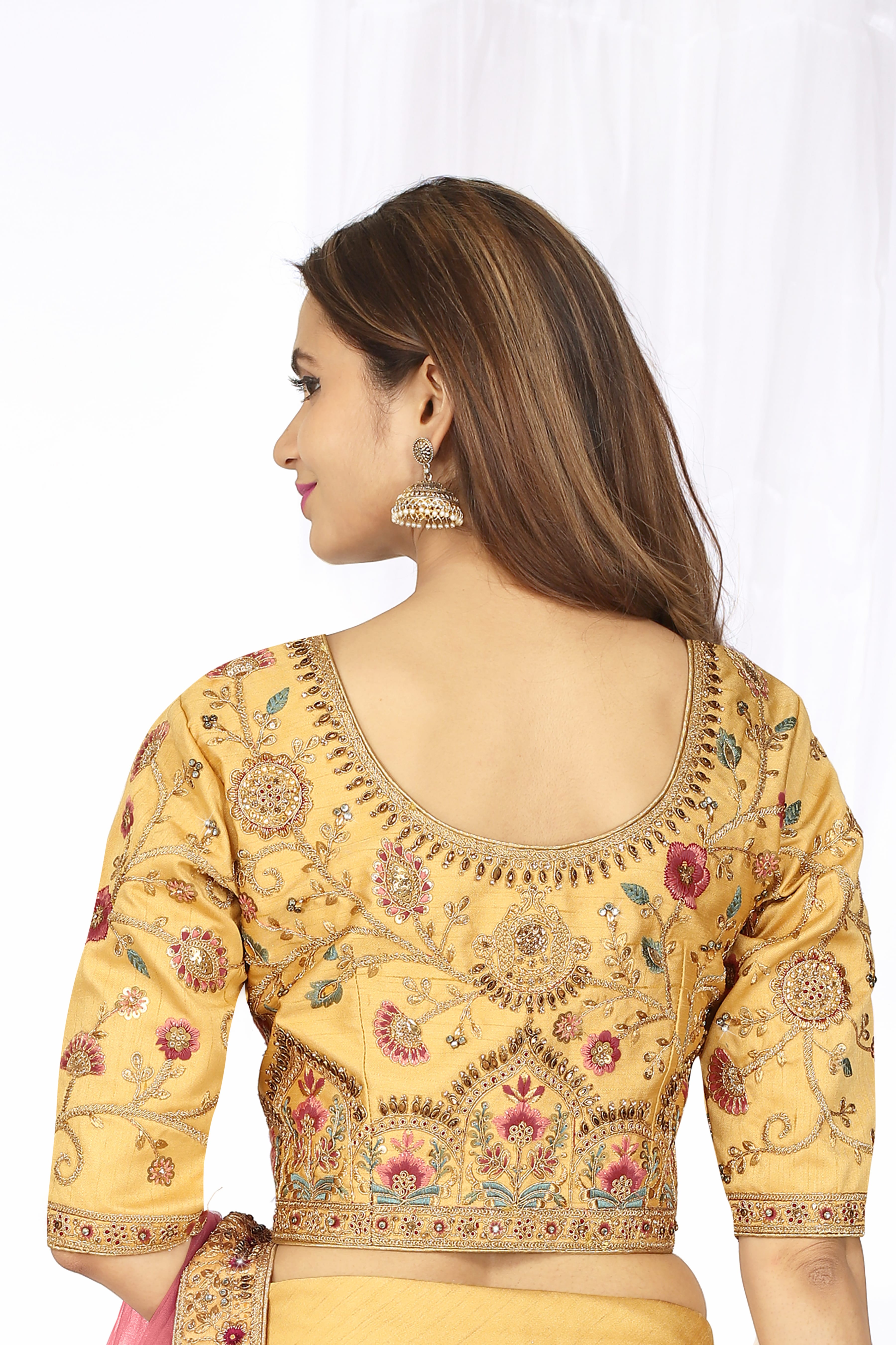 Mustard 5083 Bridal Lehenga Choli