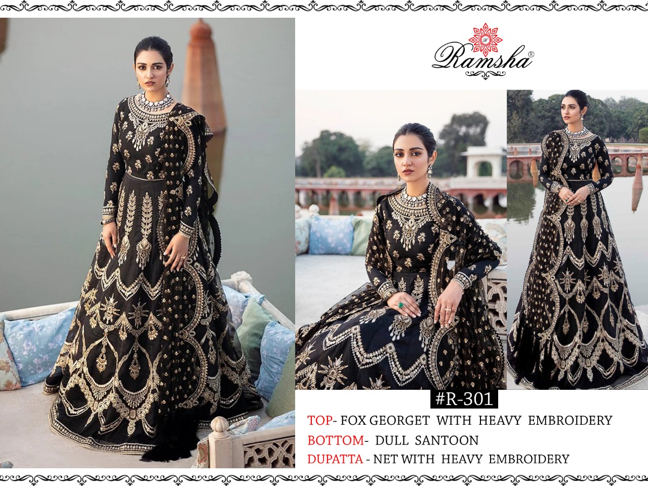 Ramsha R 299 To 302 Pakistani Salwar Suits Collection