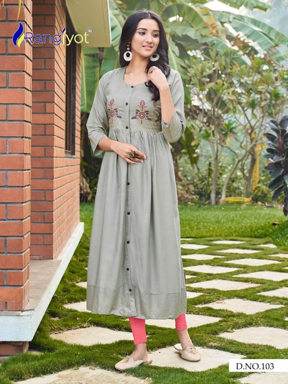 Rangjyot  Presents  Gracia Vol 1  Designer Kurti Collection