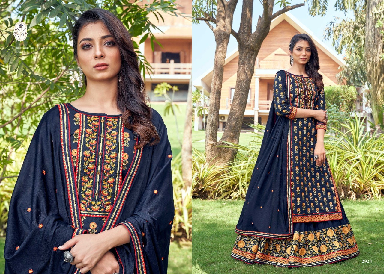Rangoon Launching Kathak Designer Dress Material