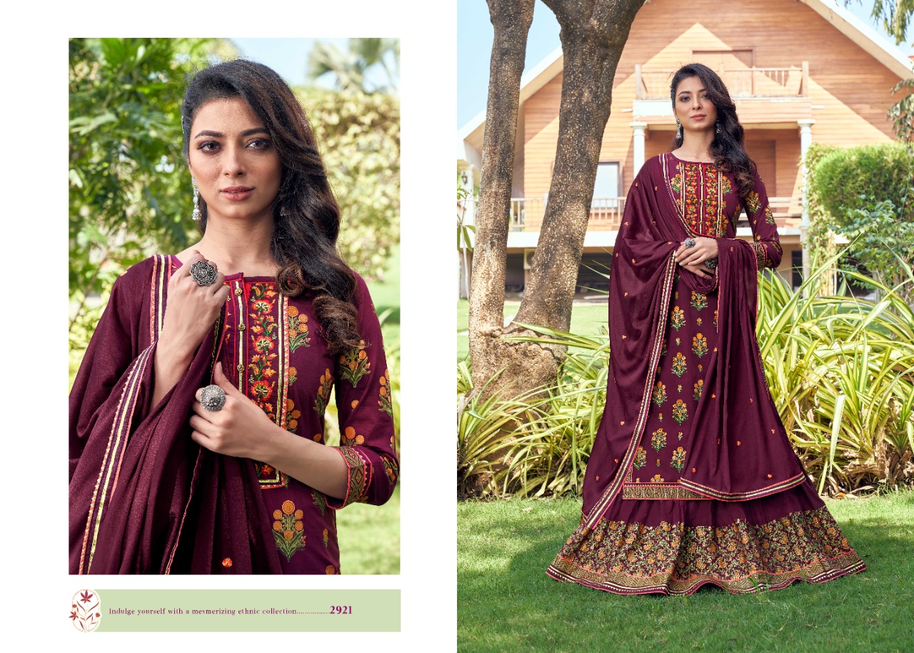 Rangoon Launching Kathak Designer Dress Material