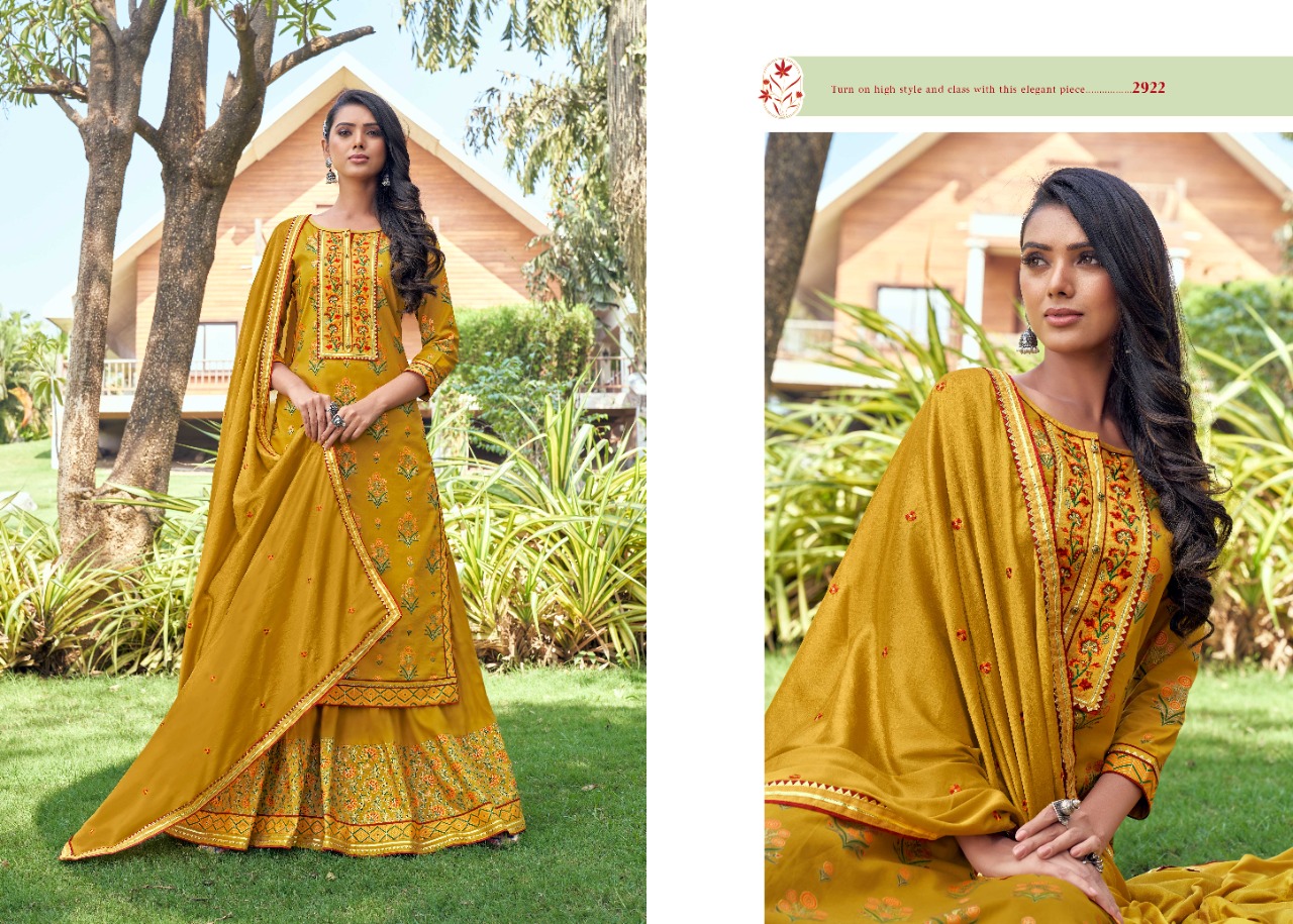 Rangoon Launching Kathak Designer Dress Material