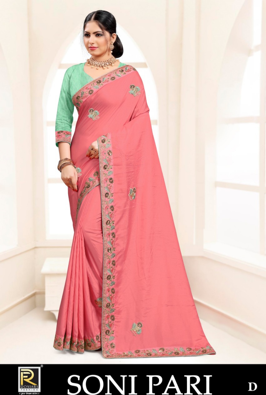 Ranjna Presents Soni Pari Festive Wear  Saree Collection