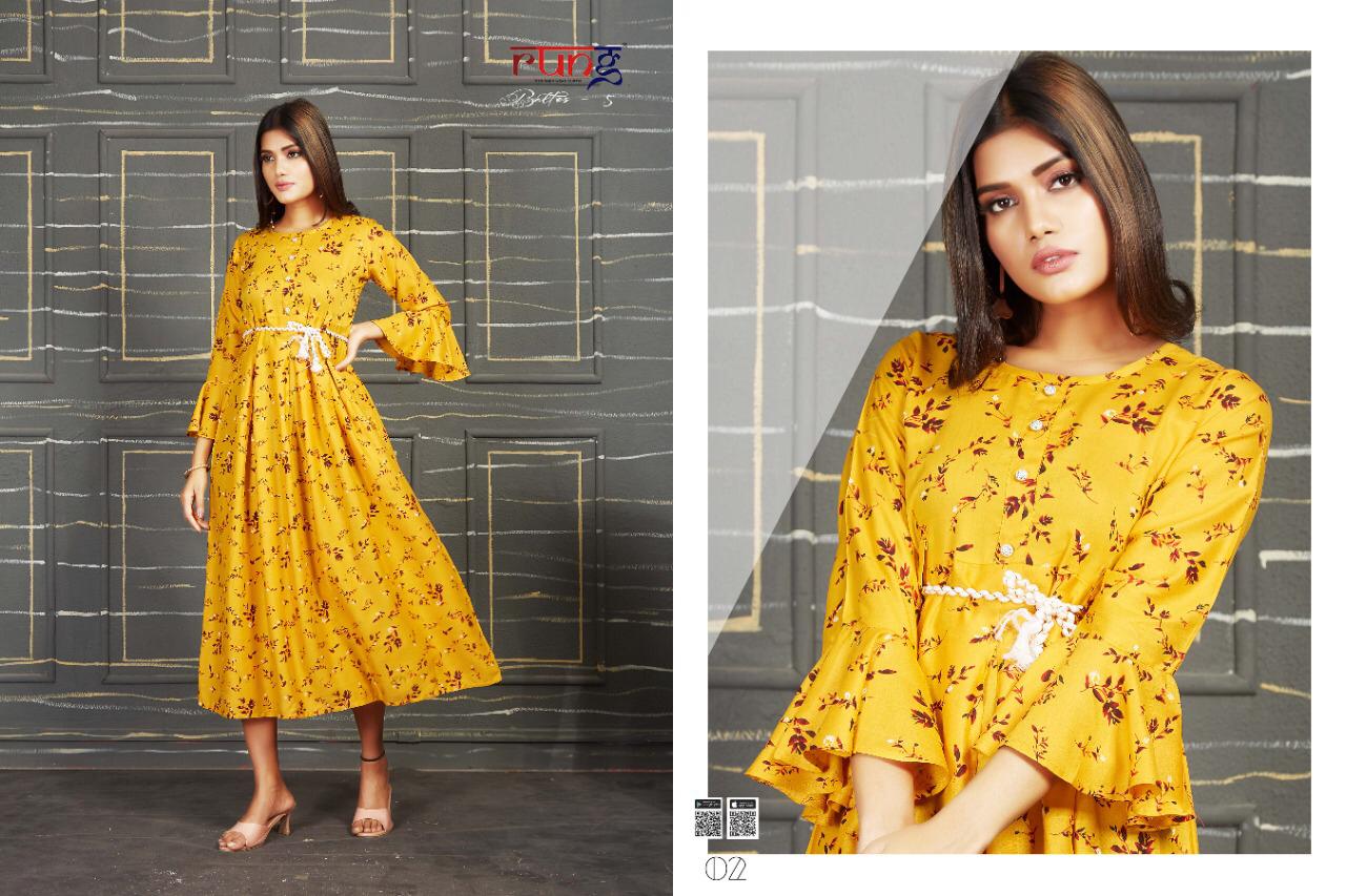 Rung Presents Beltos Vol 5  Casual Wear  Kurtis Collection