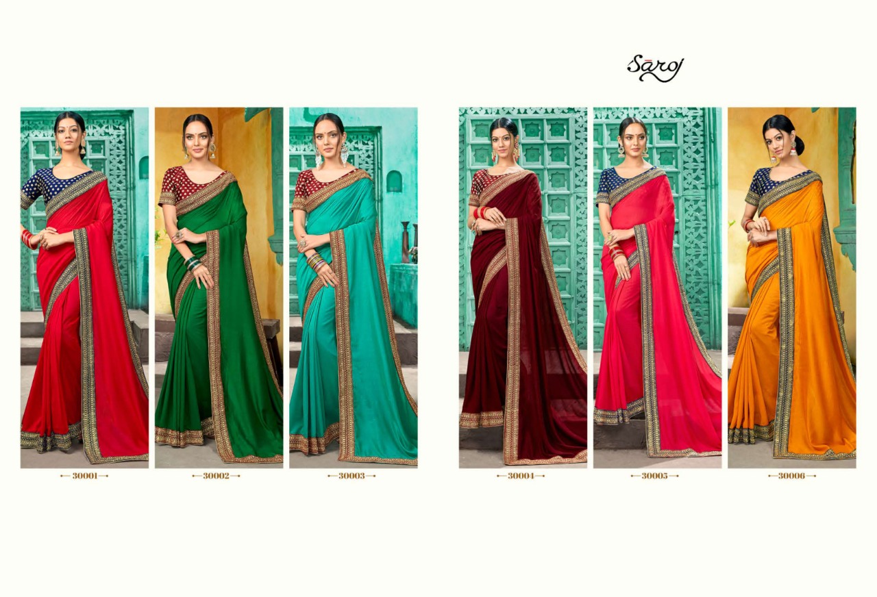 Saroj Presents Shagun Designer Sarees Collection