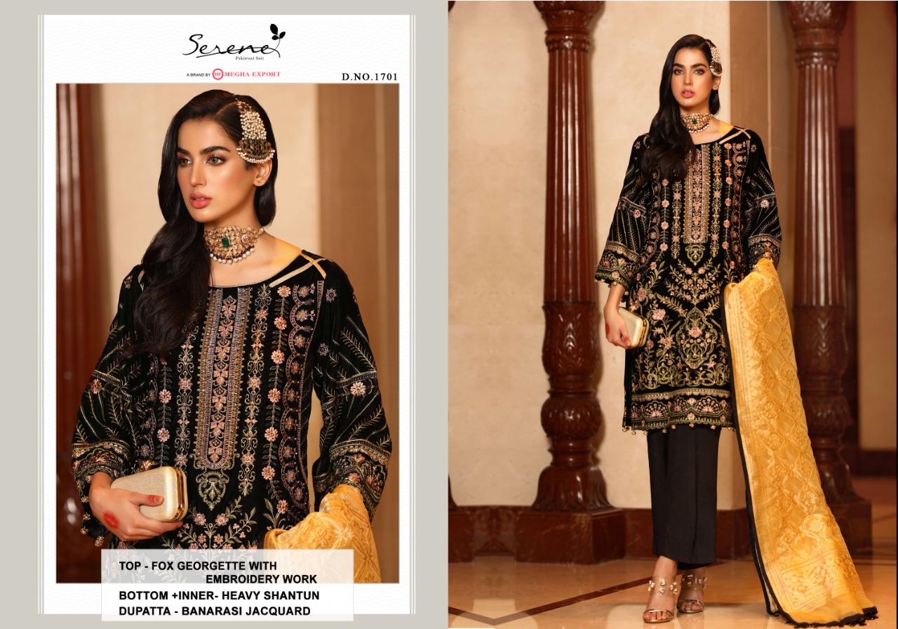 Serene Presents Zarif Heavy Pakistani Salwar Suits Collection