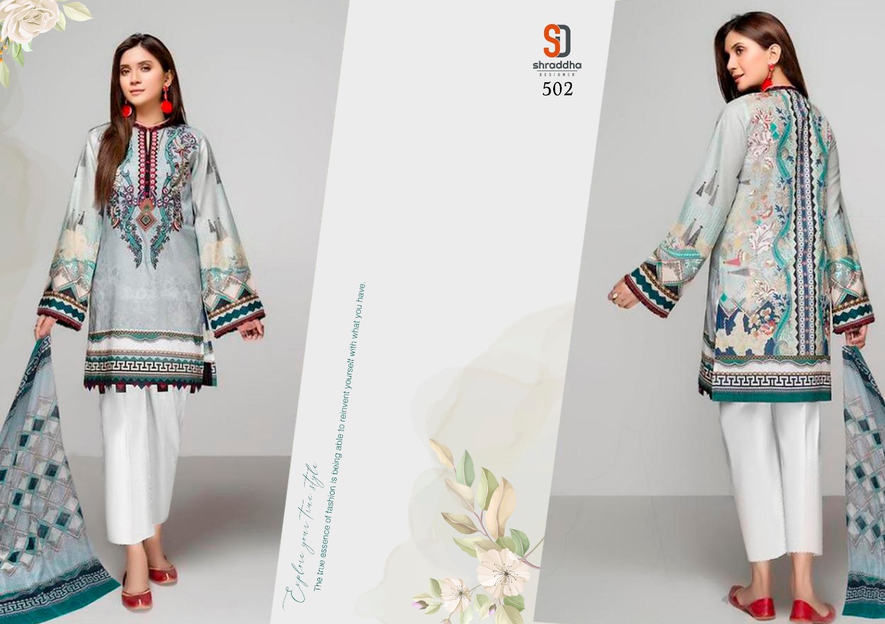 Shraddha Presents Vintage Vol 4 Karachi Dress Materials Collection