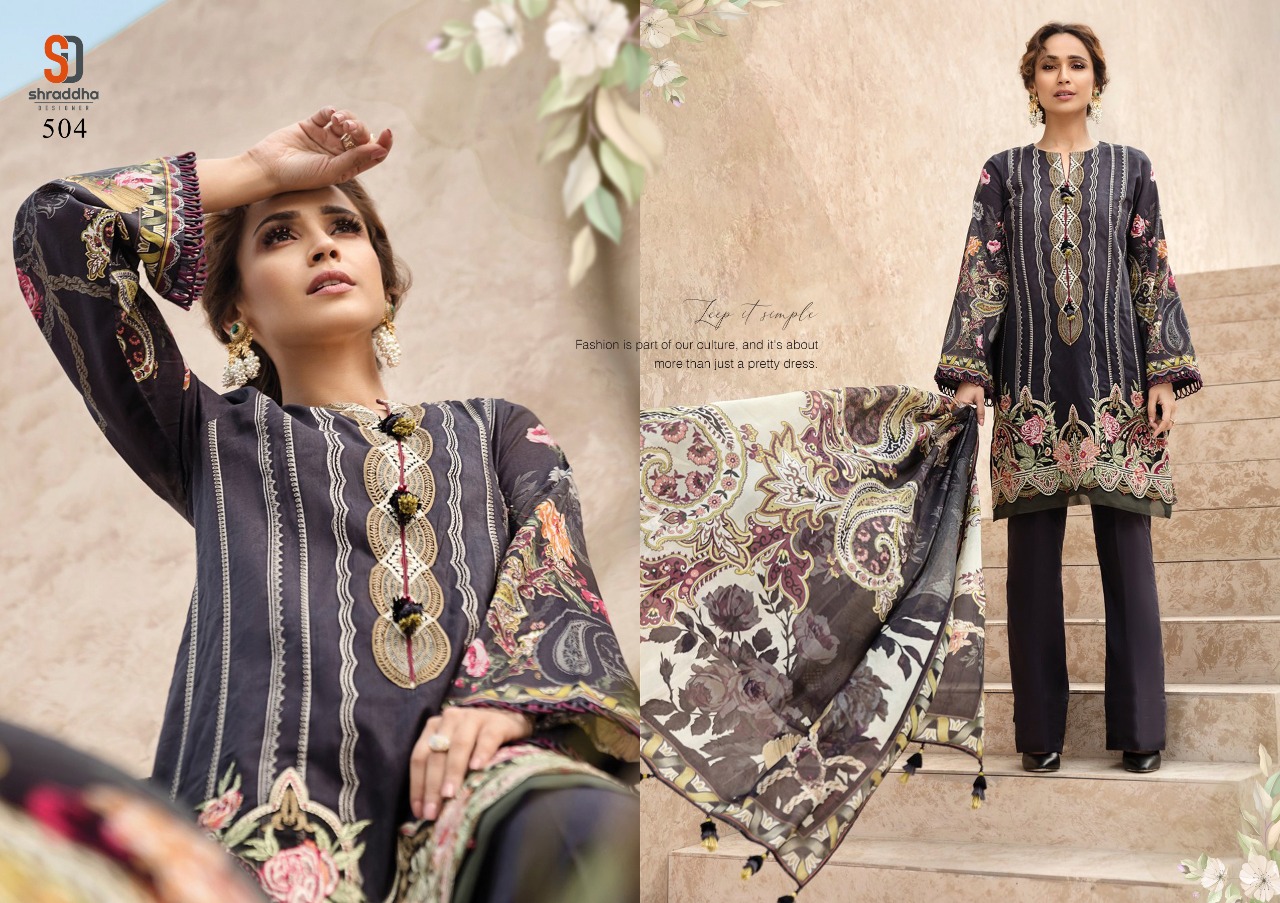 Shraddha Presents Vintage Vol 4 Karachi Dress Materials Collection
