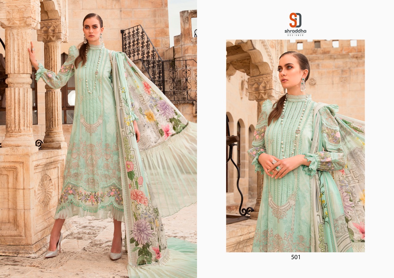 Shraddha Presents Maria B Lawn Vol 1 Pakistani Salwar Suits Collection