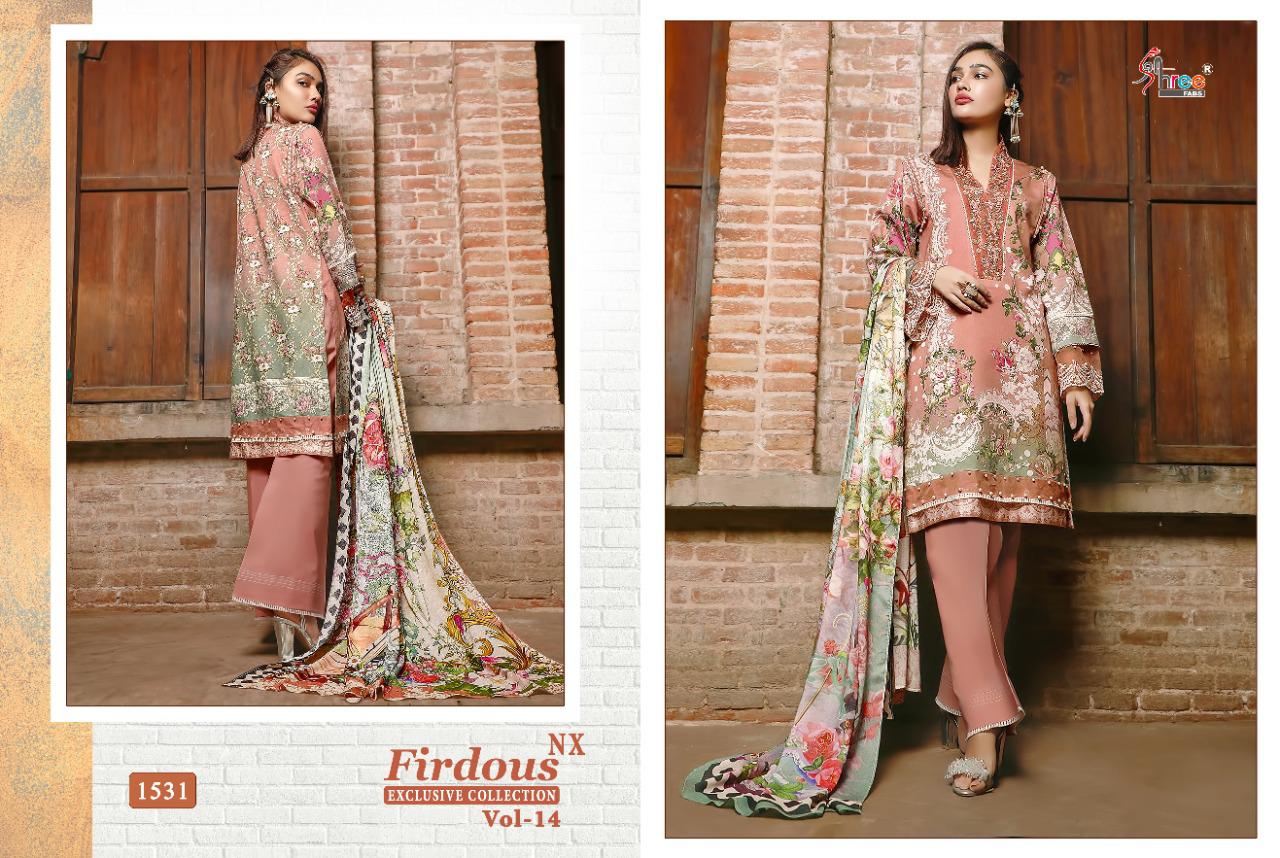 Shree Fab Presents Firdous Exclusive Collection Vol 14 Nx Pakistani Salwar Suits Collection