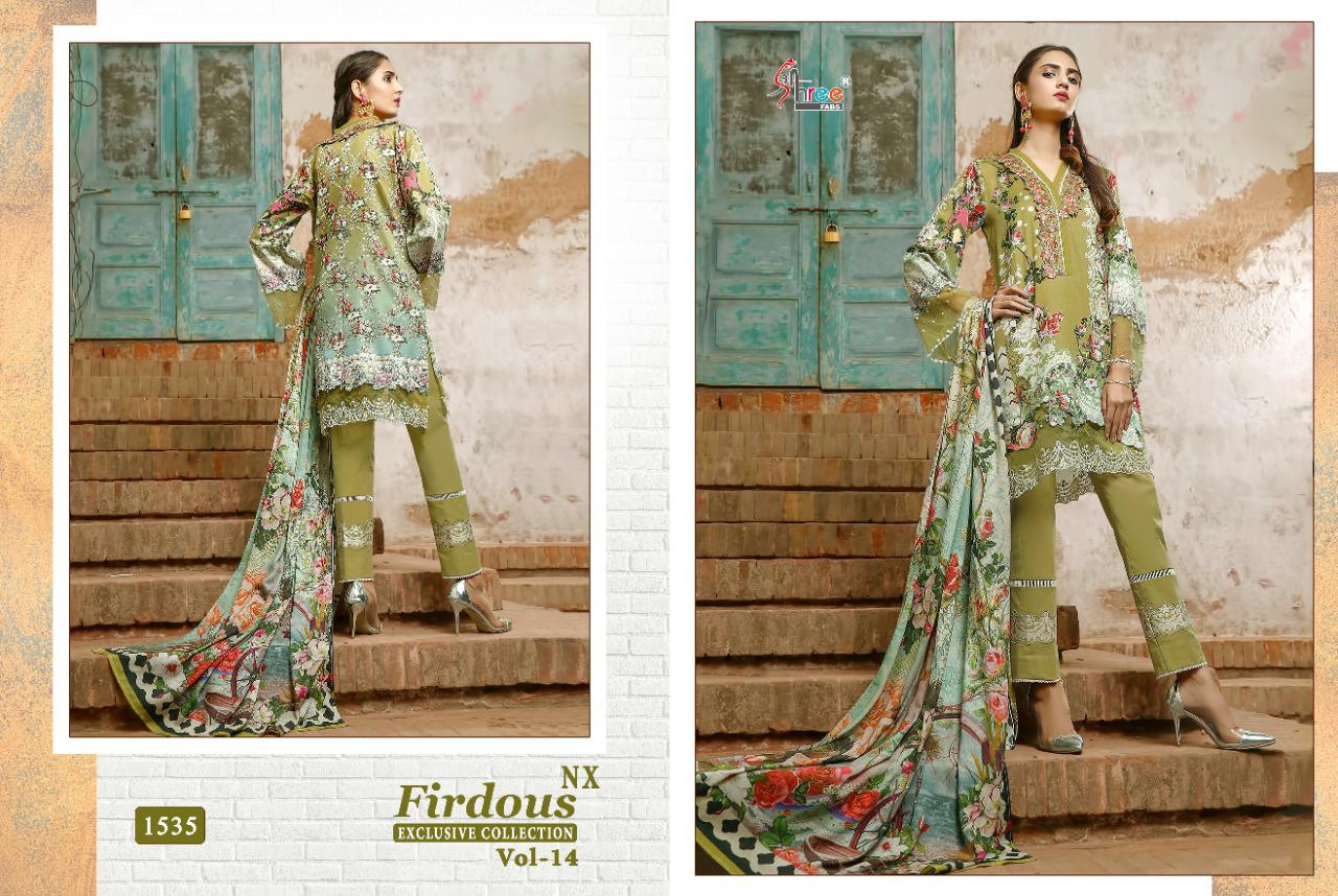 Shree Fab Presents Firdous Exclusive Collection Vol 14 Nx Pakistani Salwar Suits Collection