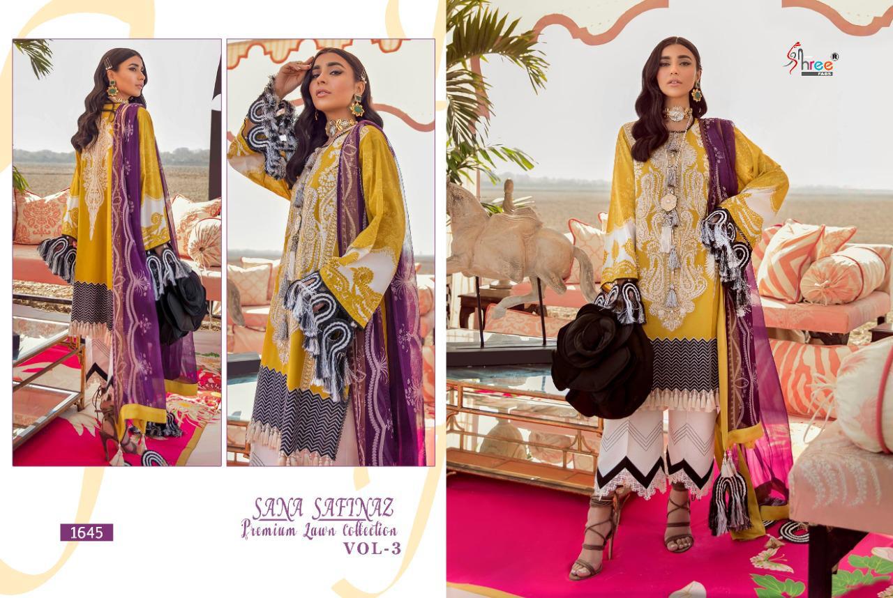 Shree Launching Sana Safinaz Premium Lawn Collection Vol  3 Pakistani Salwar Suits