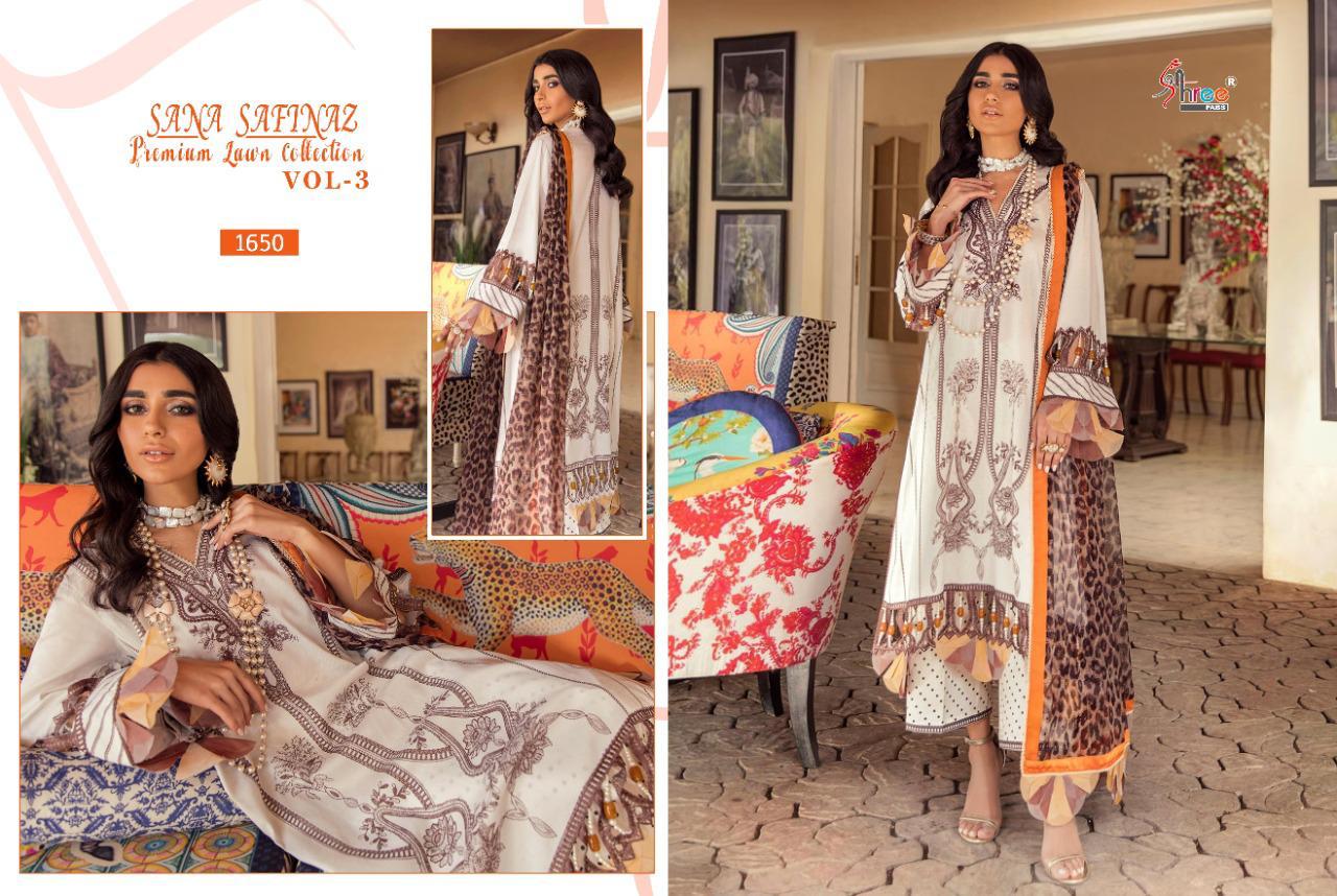 Shree Launching Sana Safinaz Premium Lawn Collection Vol  3 Pakistani Salwar Suits