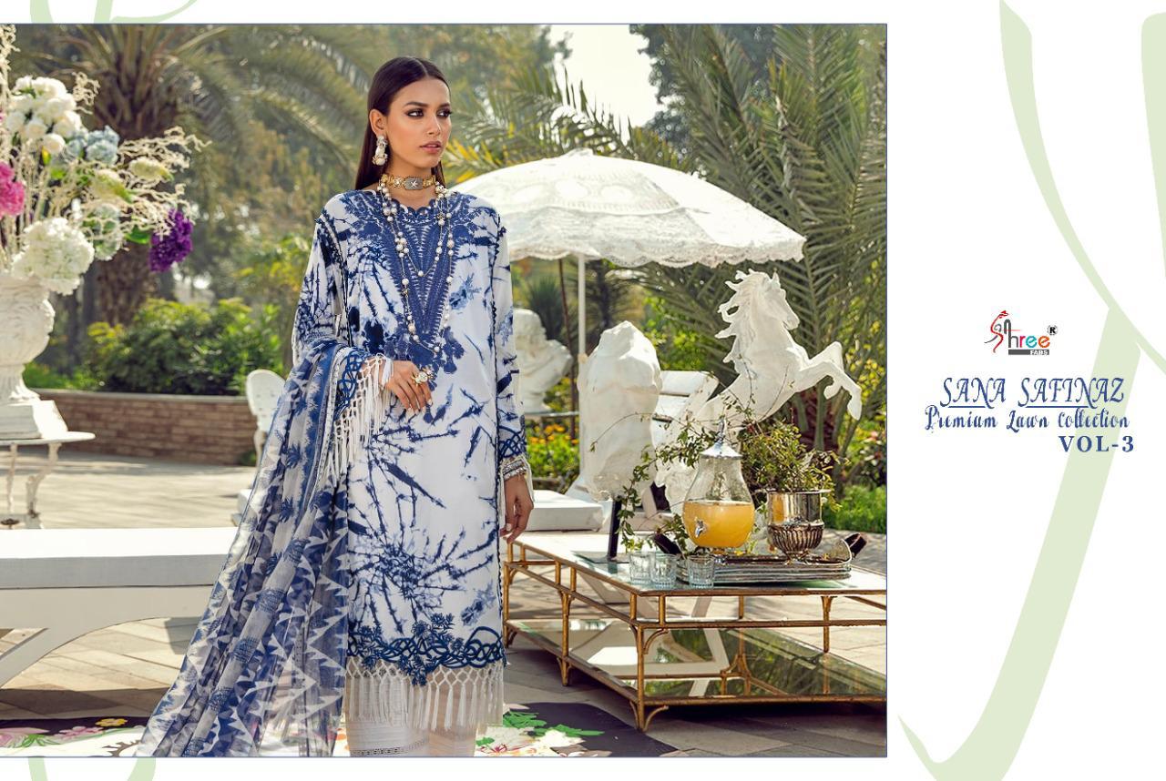 Shree Launching Sana Safinaz Premium Lawn Collection Vol  3 Pakistani Salwar Suits