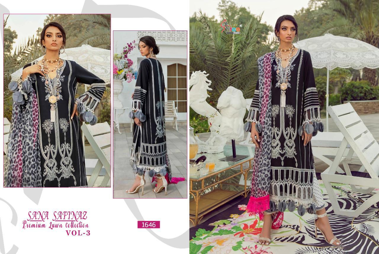 Shree Launching Sana Safinaz Premium Lawn Collection Vol  3 Pakistani Salwar Suits