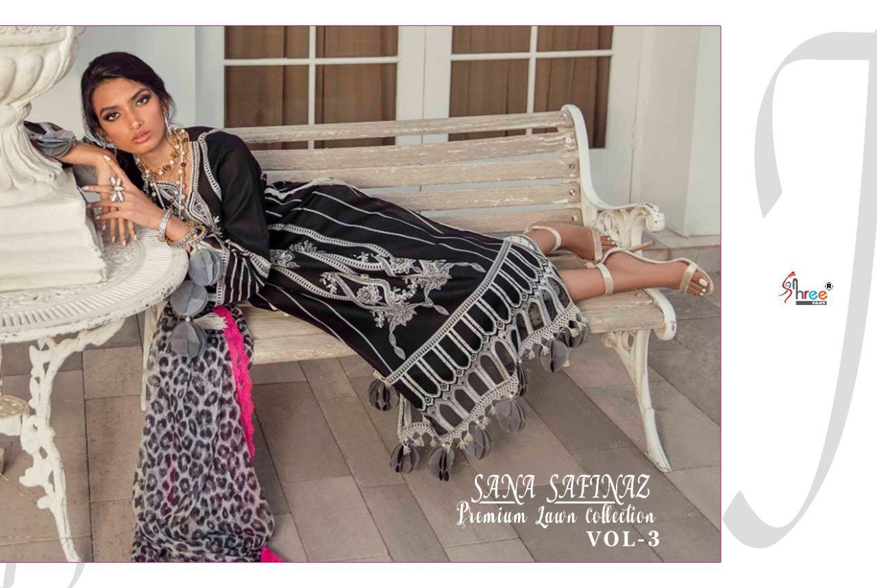 Shree Launching Sana Safinaz Premium Lawn Collection Vol  3 Pakistani Salwar Suits
