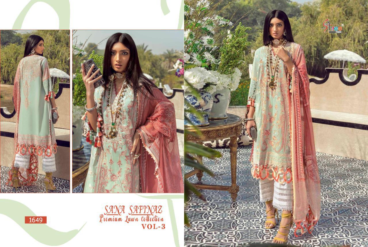 Shree Launching Sana Safinaz Premium Lawn Collection Vol  3 Pakistani Salwar Suits