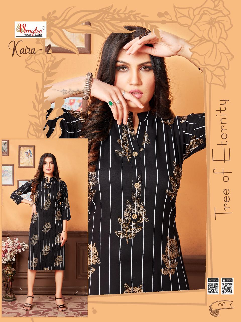 Smylee Buy Kaira Vol 2 Regular Wear  Printed Kurtis