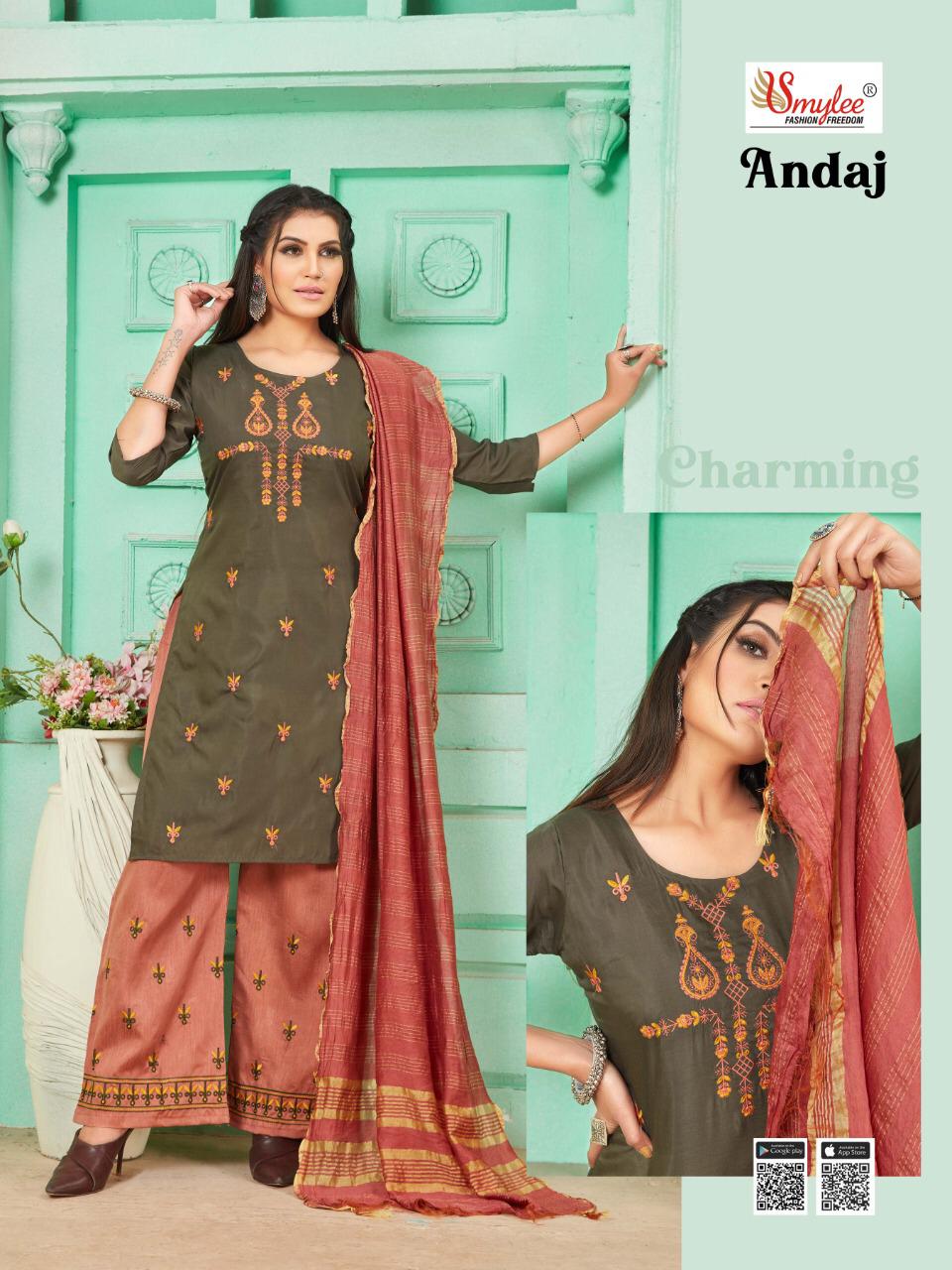Smylee  Presents  Andaj  Designer Dress Collection