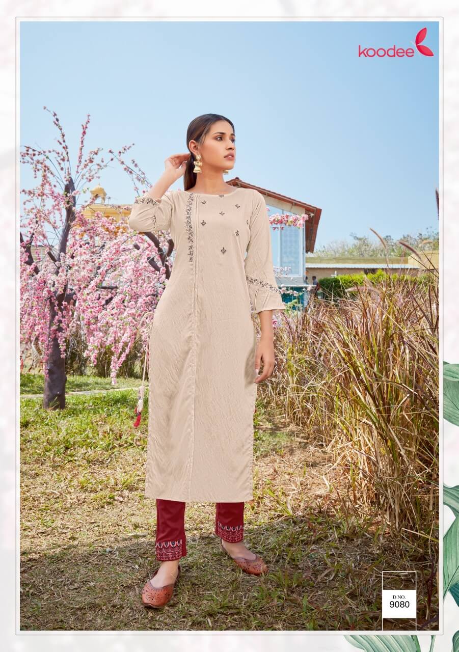 Koodee Presents Mahi Vol6 Fancy Kurti With Bottom