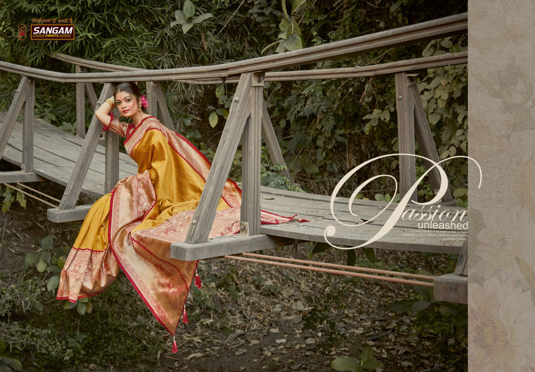 Sangam Presents Kalighata Silk Zari Weaving Silk Sarees