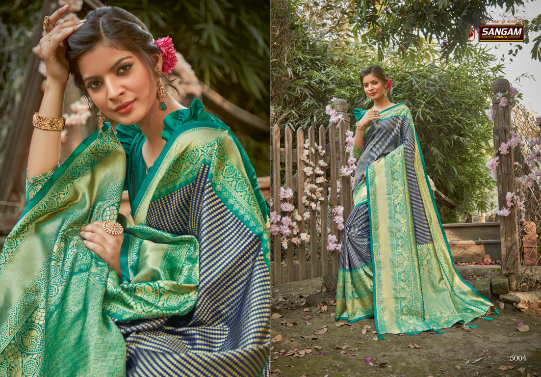 Sangam Presents Kalighata Silk Zari Weaving Silk Sarees