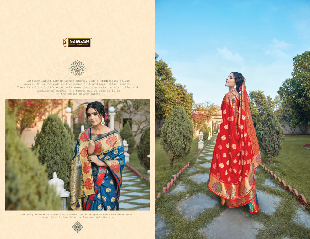 Sangam Presents Kanupriya Pure Soft Silk Sarees
