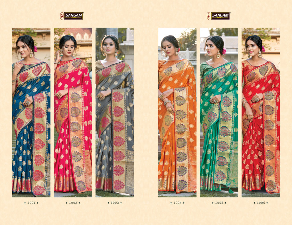 Sangam Presents Kanupriya Pure Soft Silk Sarees