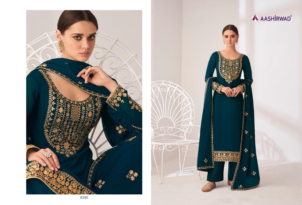 Aashirwad Anita 8390 Series  Semi Stitched Salwar Kameez Wholesale