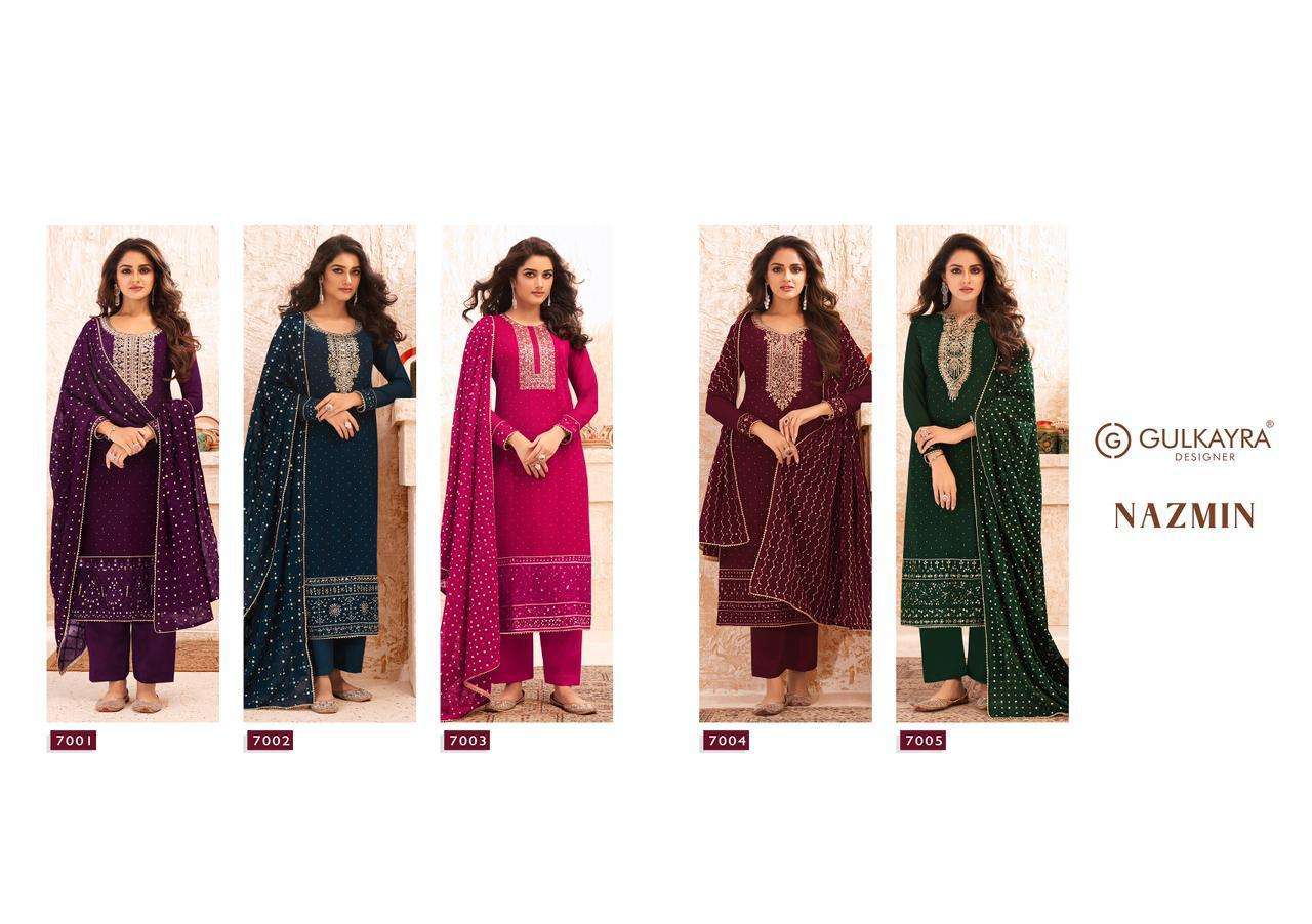 Aashirwad  Gulkayra Nazmin Latest Catalog 2021 Newly Launched Available For Salwar Kameez