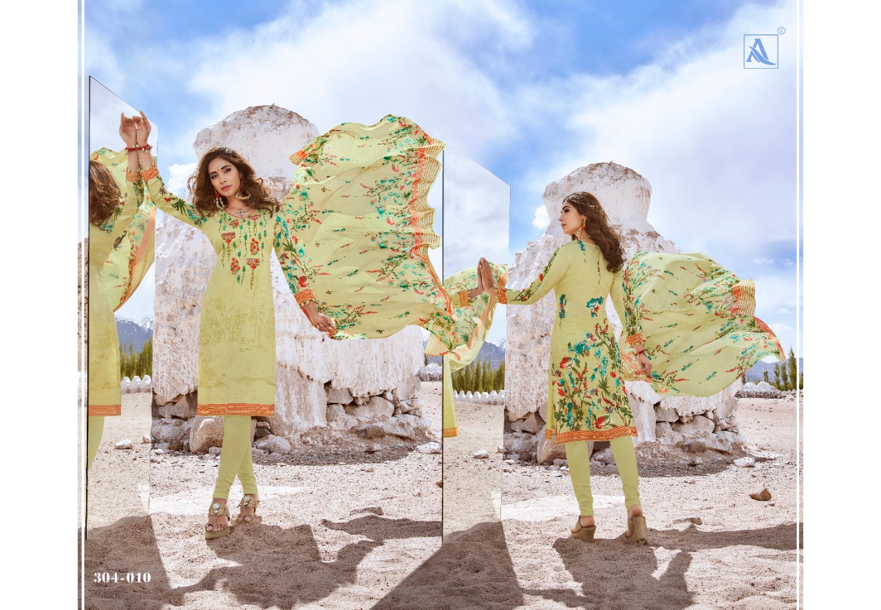 Alok Kanika Wholesale Cotton Dress Material