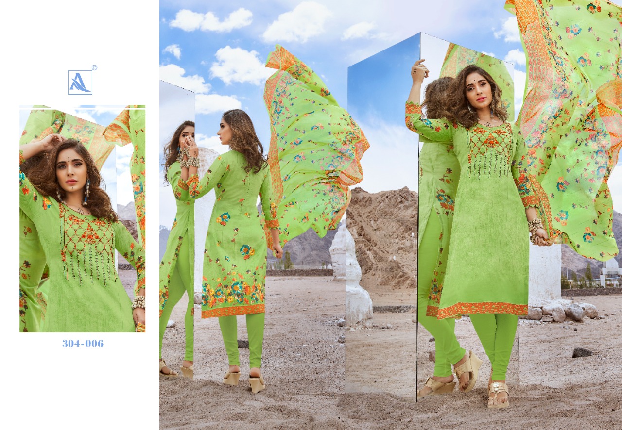 Alok Kanika Wholesale Cotton Dress Material
