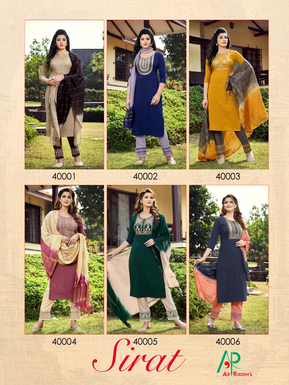 Art Riddh's Presents Sirat Vol 3 Festive Wear Ready Made Catalog