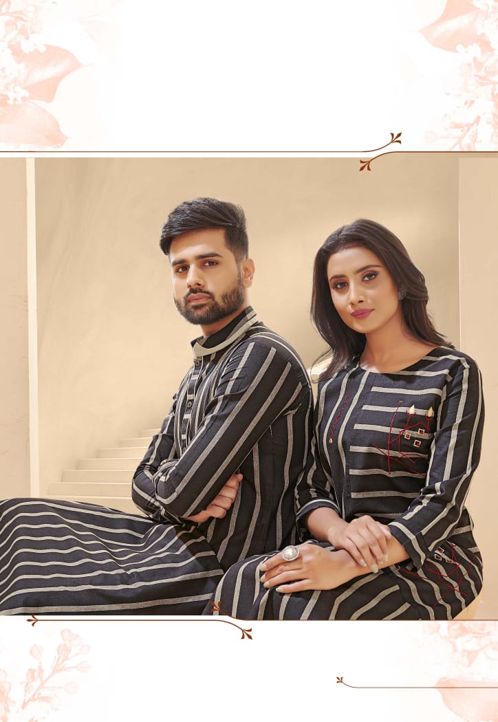 Royal Couple Vol 3 Latest Designer Combo Of Kurtas & Kurtis Online