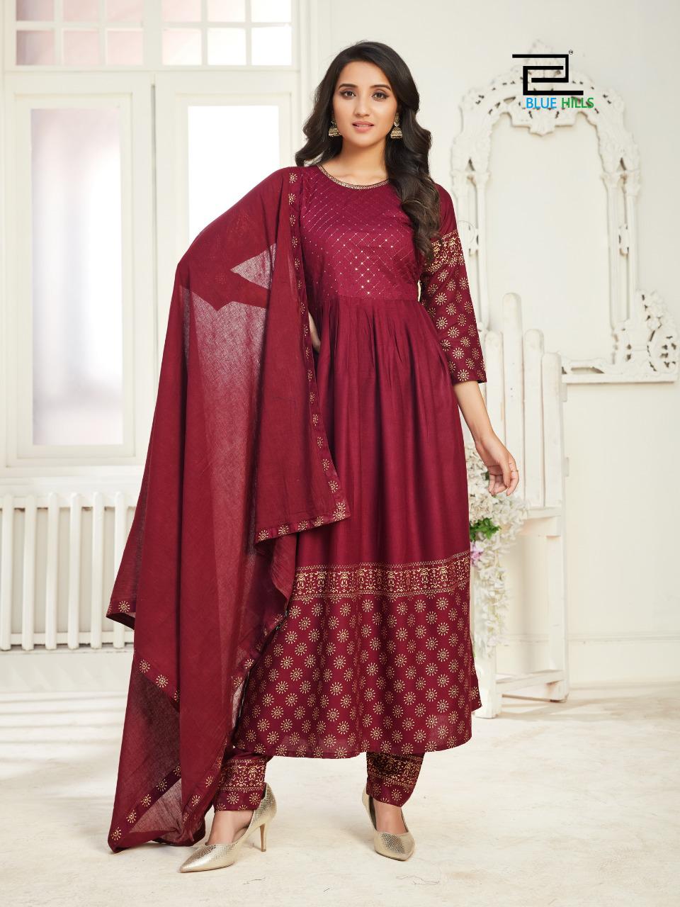 Blue Hills Dholna Vol 1 Buy Latest Designer Anarkali Online