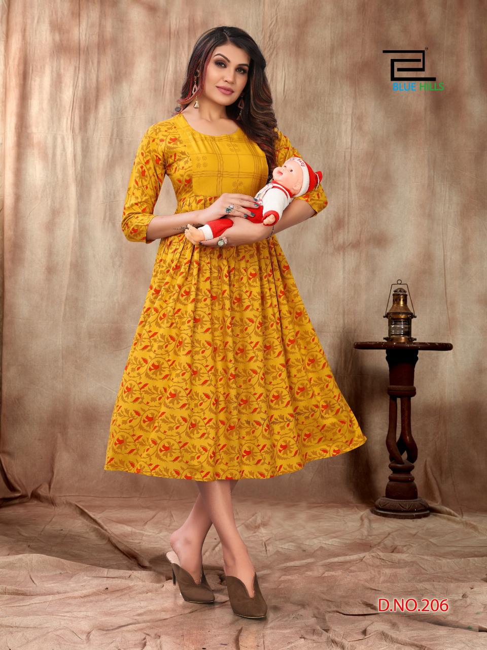 Blue Hills Good News Vol  2 Buy Designer Printed Kurti Online For Women Kurti Wholesale Catalog 10 Pc