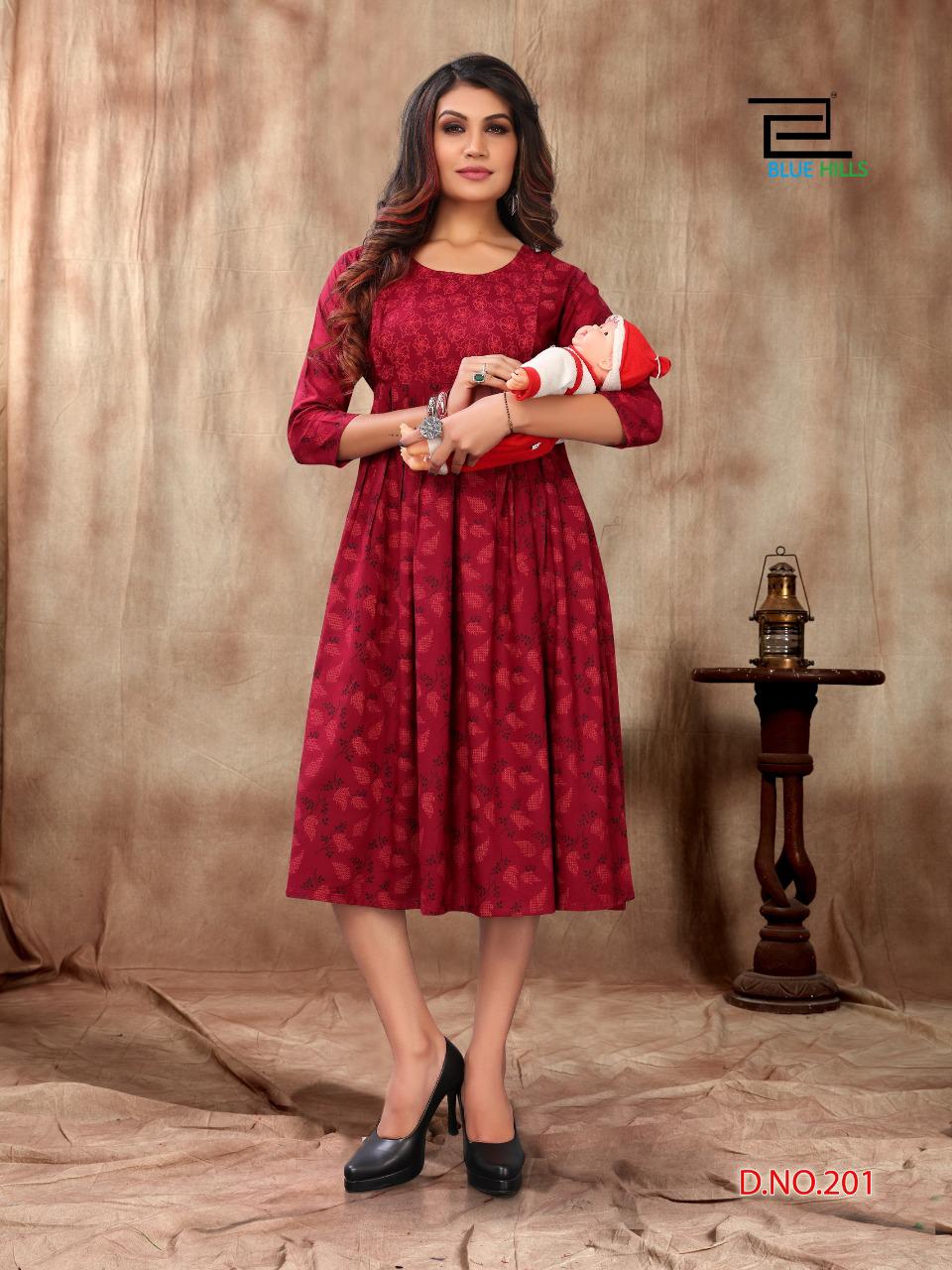 Blue Hills Good News Vol  2 Buy Designer Printed Kurti Online For Women Kurti Wholesale Catalog 10 Pc