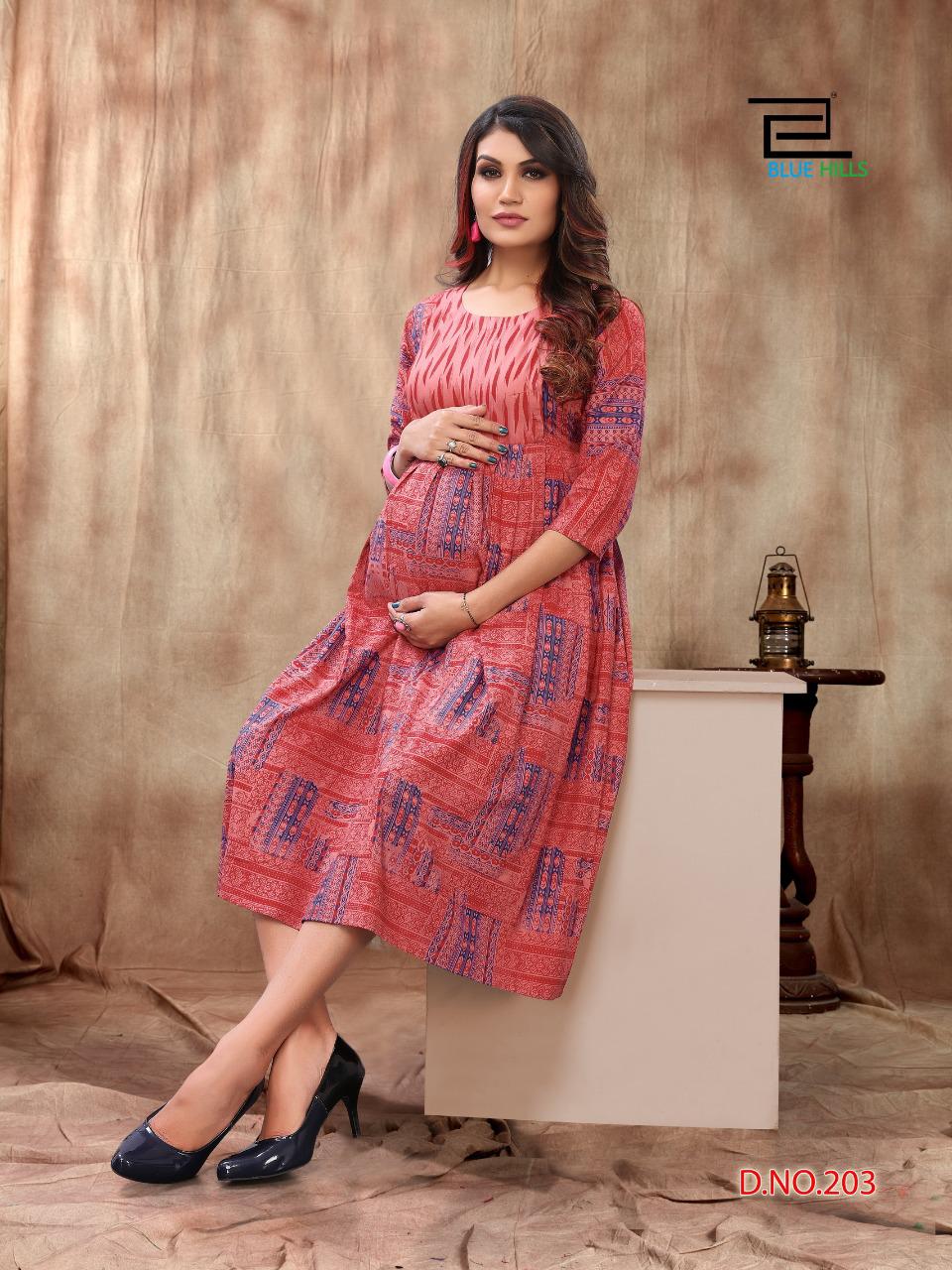 Blue Hills Good News Vol  2 Buy Designer Printed Kurti Online For Women Kurti Wholesale Catalog 10 Pc