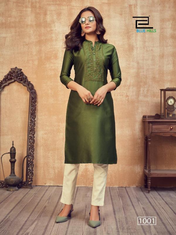 Blue Hills Launching Solid Vol 1 Straight Cut Kurtis Shopping