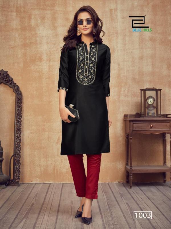Blue Hills Launching Solid Vol 1 Straight Cut Kurtis Shopping
